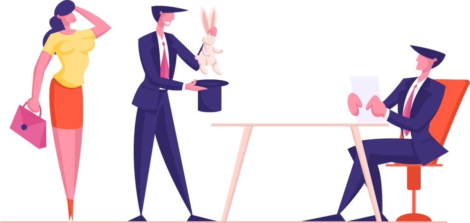 Business Interview  Illustration