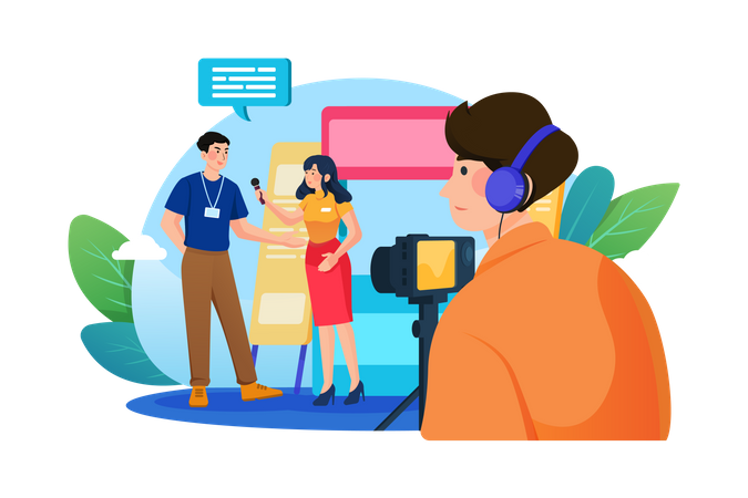 Business Interview  Illustration