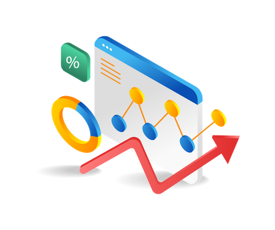 Business Investment Analysis  Illustration