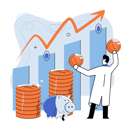 Business Investment capital profit  Illustration