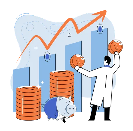 Business Investment capital profit  Illustration