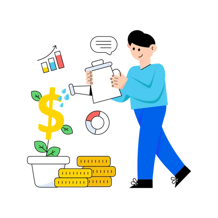 Business Investment  Illustration