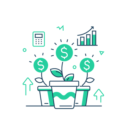 Business Investment  Illustration