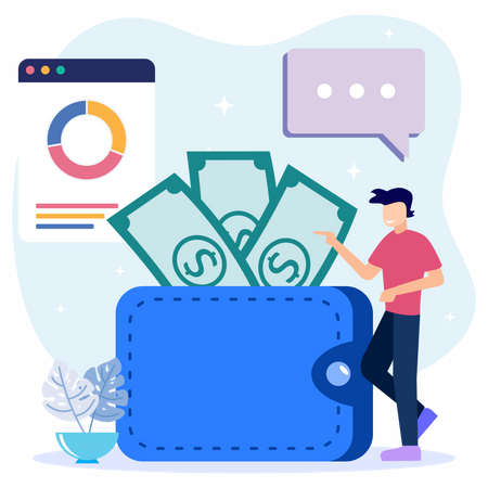 Business investment  Illustration