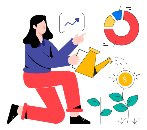 Business investment  Illustration