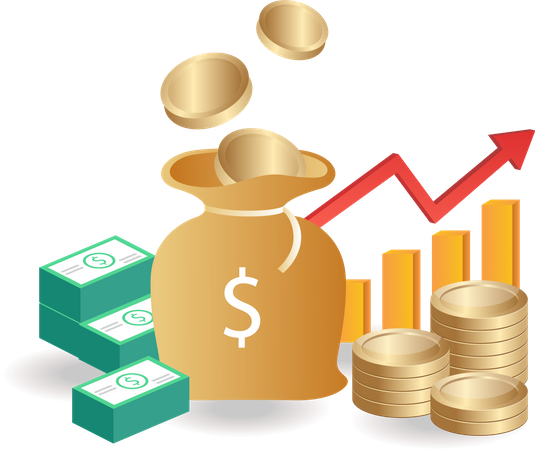 Business investment  일러스트레이션