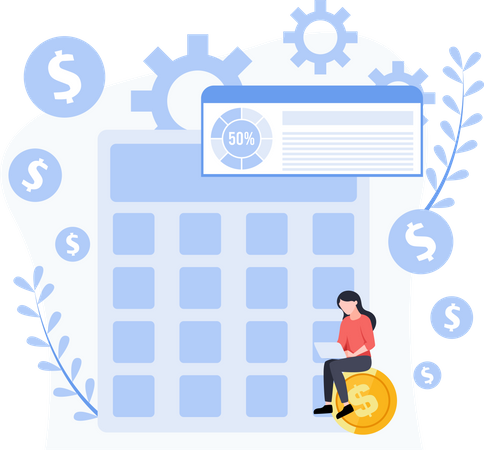 Business investment  Illustration