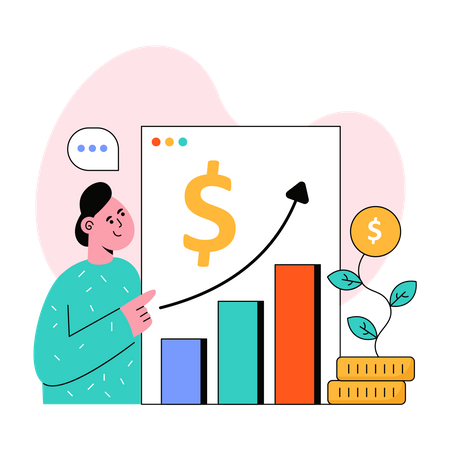 Business investment  Illustration