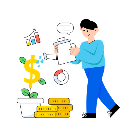 Business Investment  Illustration