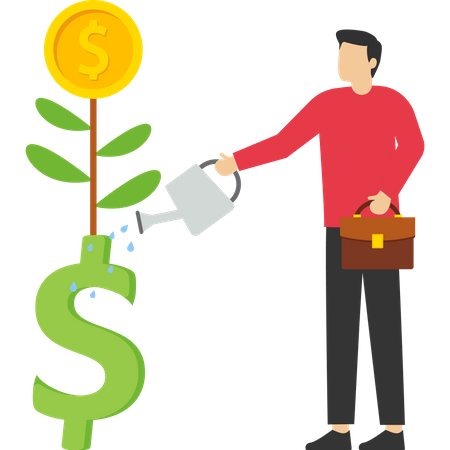 Business investment  Illustration