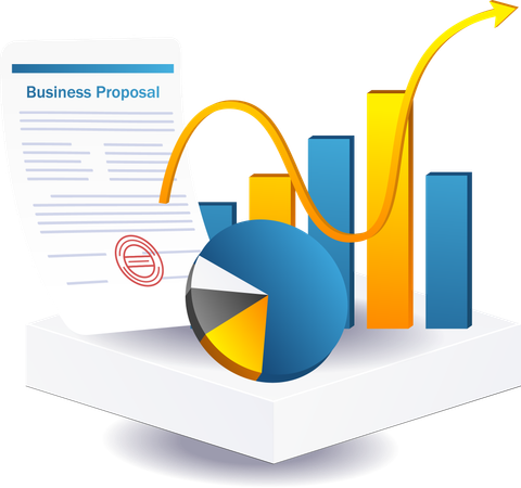 Business investment proposal  Illustration