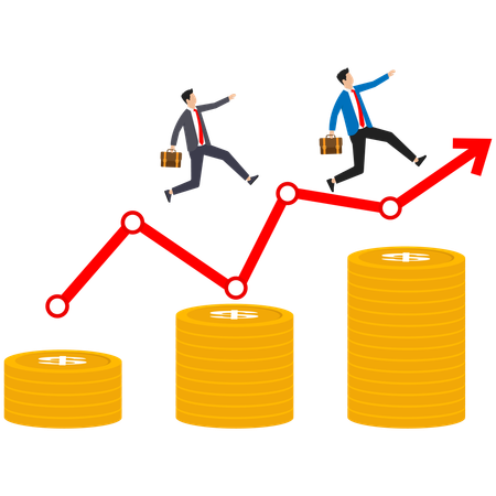 Business Investment strategy  Illustration