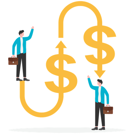 Business investment techniques  Illustration