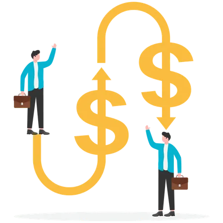 Business investment techniques  Illustration