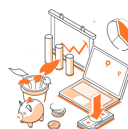 Business investments  Illustration
