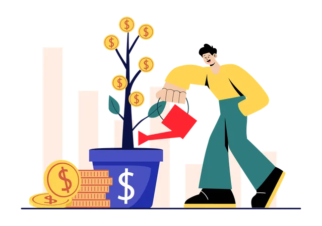 Business Investor  Illustration