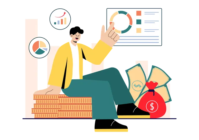 Business Investor  Illustration