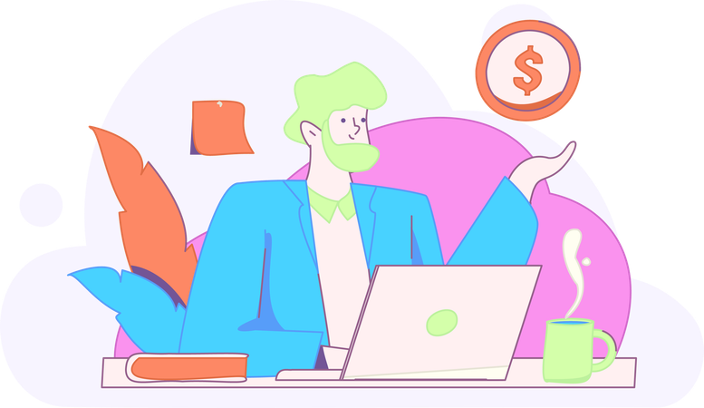 Business investor  Illustration