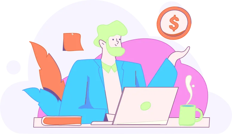 Business investor  Illustration