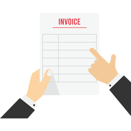 Business invoice  Illustration