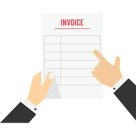 Business invoice  Illustration