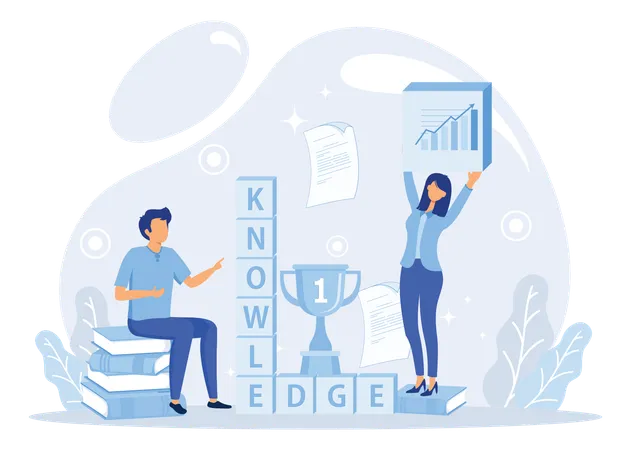 Business Knowledge  Illustration