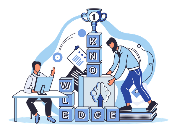 Business knowledge Illustration