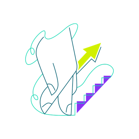 Business ladder  Illustration