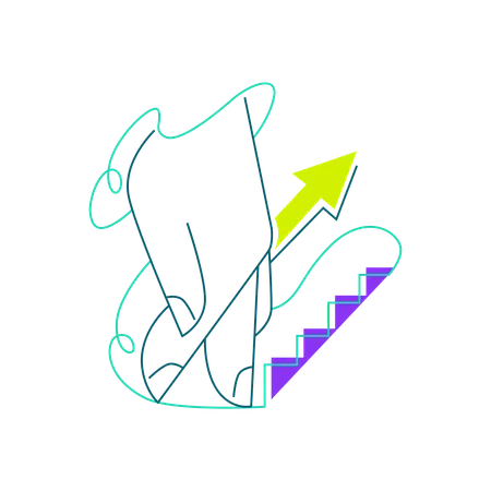 Business ladder  Illustration