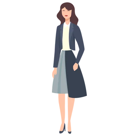 Business lady  Illustration