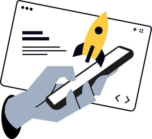 Business launch  Illustration