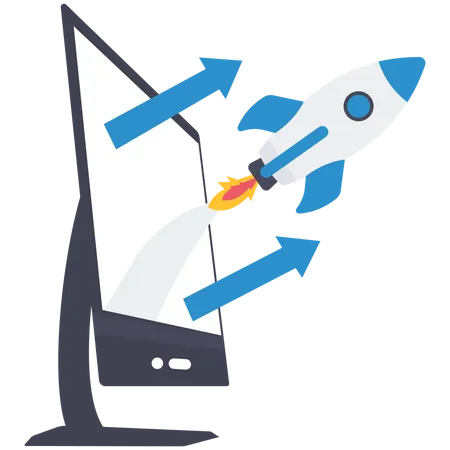 Business launch  Illustration