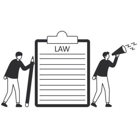 Business Law  Illustration