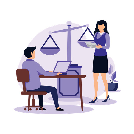 Business law Illustration