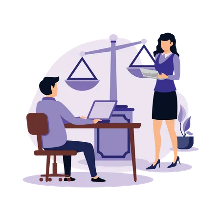 Business law  Illustration