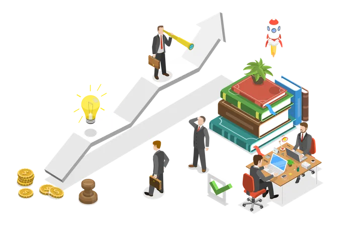 Business Leadership Illustration
