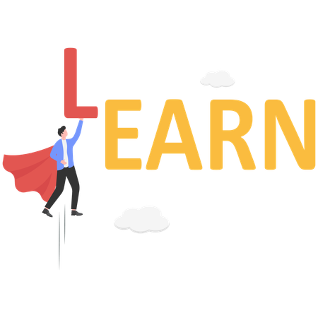 Business learn  Illustration