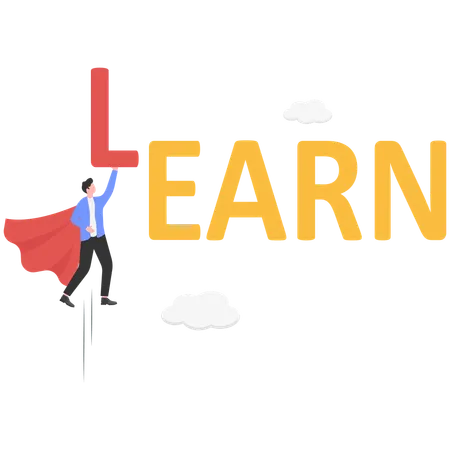 Business learn  Illustration