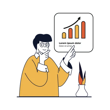 Business learning  Illustration