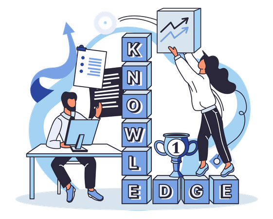 Business learning Illustration