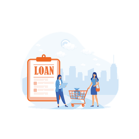 Business loan  Illustration