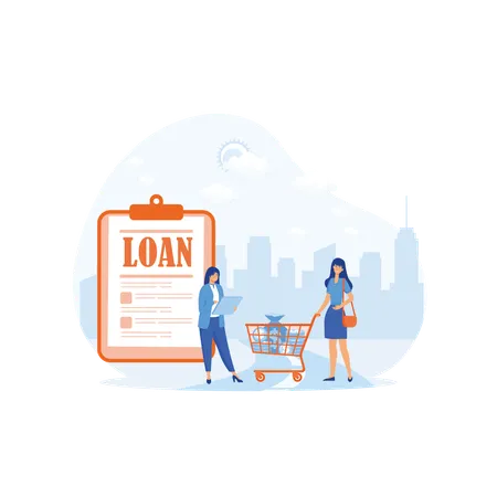 Business loan  Illustration