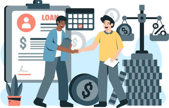 Business loan  Illustration