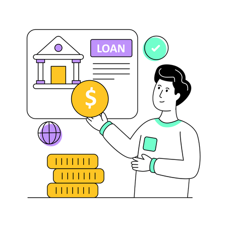 Business Loan  Illustration