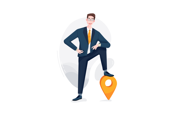 Business location  Illustration