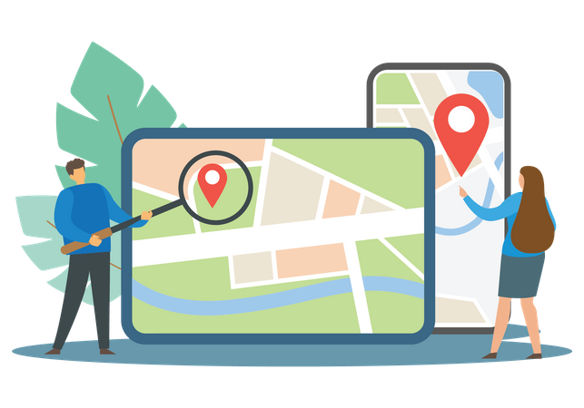 Business location  Illustration