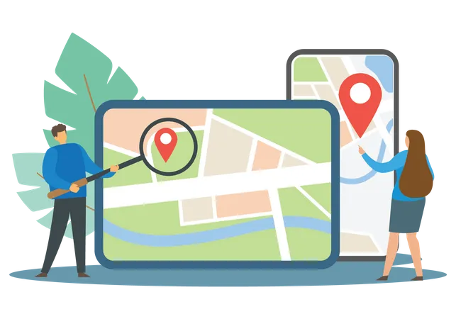 Business location  Illustration