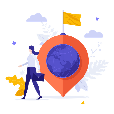 Business location  Illustration