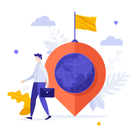 Business location  Illustration