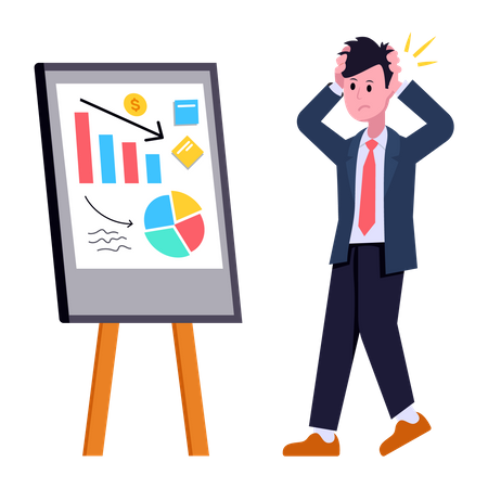 Business Loss  Illustration